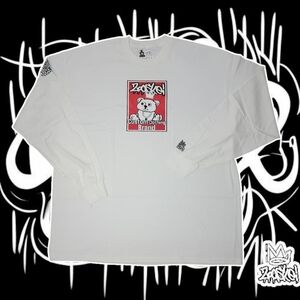 Zooskei White Long Sleeve Tee